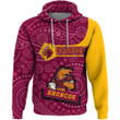 Love New Zealand Clothing - Brisbane Broncos Simple Style Hoodie A35 | Love New Zealand