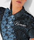 Micronesia Women's Polo Collar Dress Polynesian Fashion A7