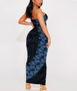 Kosrae Women's Sexy Hollow Cami Dress Polynesian Fashion A7