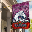 Manly Warringah Sea Eagles Garden Flag - Anzac Day Lest We Forget A31B