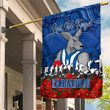 North Melbourne Kangaroos  Garden Flag - Anzac Day Lest We Forget A31B