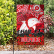 Redcliffe Dolphins Garden Flag - Anzac Day Lest We Forget A31B