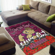 Queensland Maroons Area Rug - Anzac Day Lest We Forget A31B