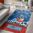 Canterbury-Bankstown-Bulldogs Area Rug - Anzac Day Lest We Forget A31B