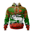 (Custom) South Sydney Rabbitohs Hoodie, Anzac Day Lest We Forget A31B
