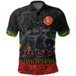 (Custom) Penrith Panthers Polo Shirt, Anzac Day Lest We Forget A31B