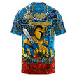 (Custom) Gold Coast Titans T-shirt, Anzac Day Lest We Forget A31B