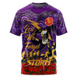 (Custom) Melbourne Storm T-shirt, Anzac Day Lest We Forget A31B