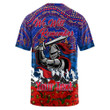 (Custom) Newcastle Knights T-shirt, Anzac Day Lest We Forget A31B