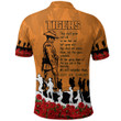Wests Tigers Polo Shirt, Anzac Day For the Fallen A31B