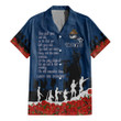Geelong Cats Hawaiian Shirt, Anzac Day For the Fallen A31B