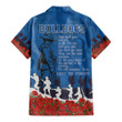 Canterbury-Bankstown-Bulldogs Hawaiian Shirt, Anzac Day For the Fallen A31B