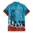 Cronulla-Sutherland-Sharks Hawaiian Shirt, Anzac Day For the Fallen A31B