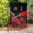 Thelast3seconds Flag - (Custom) Anzac Day Camouflage Poppy & Barbed Wire Flag