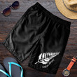 Anzac Day New Zealand - Anzac Silver Fern Shorts For Men T5