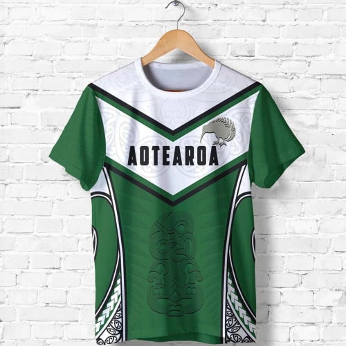 New Zealand Rugby Shirt, Aotearoa Hei Tiki Maori Rugby T-Shirt Th5