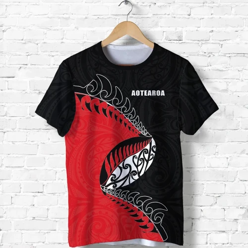 New Zealand Rugby Shirt, Aotearoa Rugby Fern T-Shirt K4