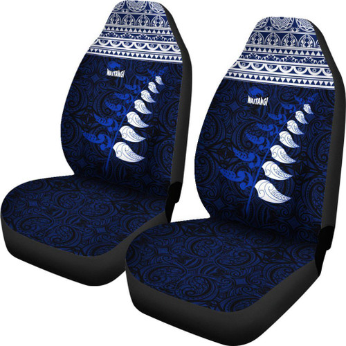 Love New Zealand Car Seat Cover - New Zealand Maori Silver Fern Car Seat Covers K47
