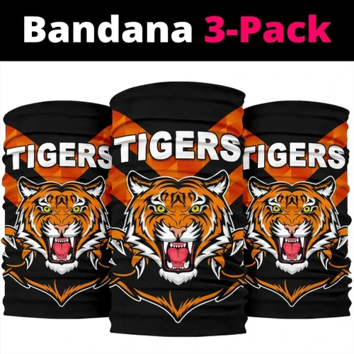 Love New Zealand Bandana - Balmain Bandana 3-Pack Tigers Black Vibes K8