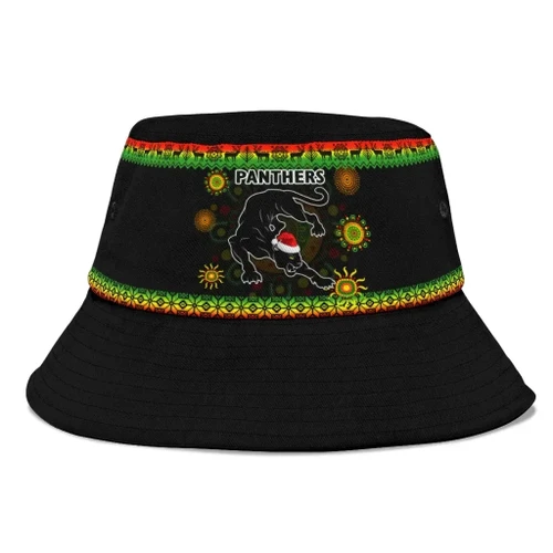 Love New Zealand Bucket Hat - Penrith Panthers Christmas Hat Indigenous K8