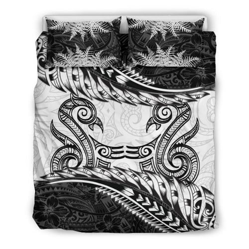 Love New Zealand Bedding Set - New Zealand Bedding Set Manaia Maori - Silver Fern Duvet Cover Th5