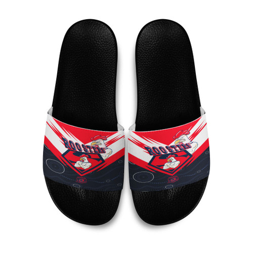 Love New Zealand Slide Sandals - Sydney Roosters Superman Slide Sandals A35