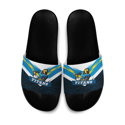 Love New Zealand Slide Sandals - Gold Coast Titans Slide Sandals A35