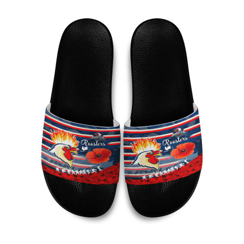 Love New Zealand Slide Sandals - Sydney Roosters Style Anzac Day New Slide Sandals A35