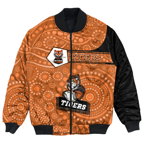 Love New Zealand Clothing - West Tigers Simple Style Bomber Jackets A35