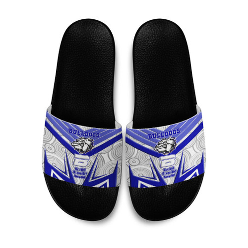 Love New Zealand Slide Sandals - Canterbury-Bankstown Bulldogs Naidoc 2022 Sporty Style Slide Sandals A35