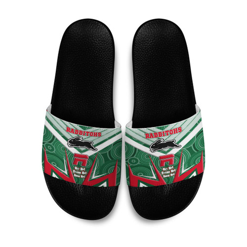 Love New Zealand Slide Sandals - South Sydney Rabbitohs Naidoc 2022 Sporty Style Slide Sandals A35