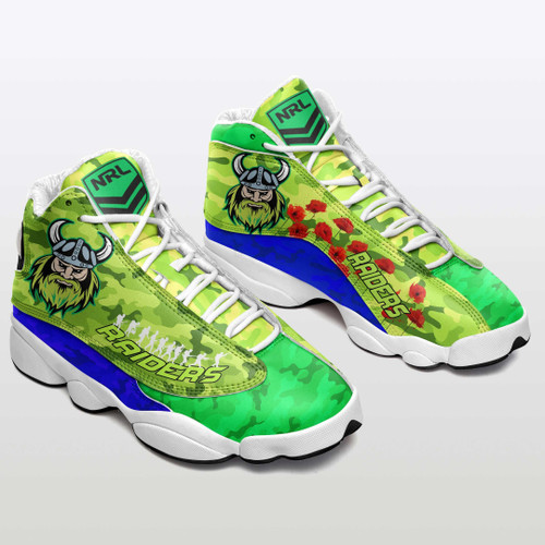 LoveNewZeland Shoes - Canberra Raiders Anzac - Lest We Forget Sneakers J.13 A7