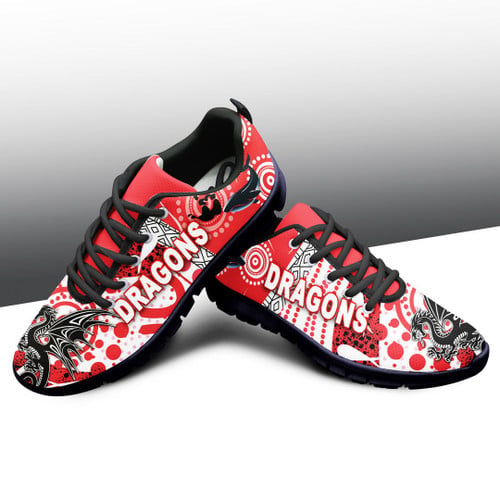 Love New Zealand Sneakers -  St. George Dragons Indigenous Vibes Sneakers K31
