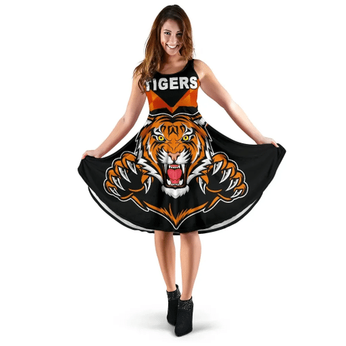 Love New Zealand Dress - Balmain Women's Dress Tigers Black Vibes K8