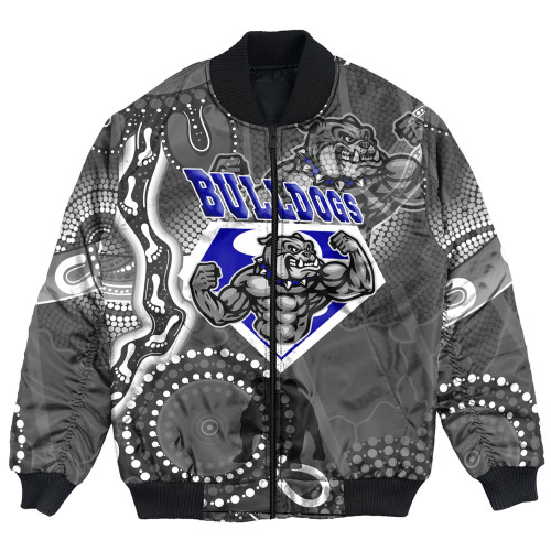 Love New Zealand Clothing - Canterbury-Bankstown Bulldogs Superman Rugby Bomber Jackets A35