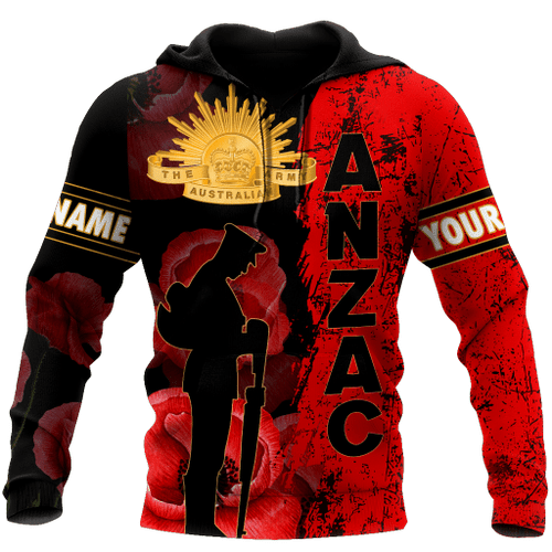 LoveNewZealand Anzac Day Clothing - Australian Army Camo Hoodie