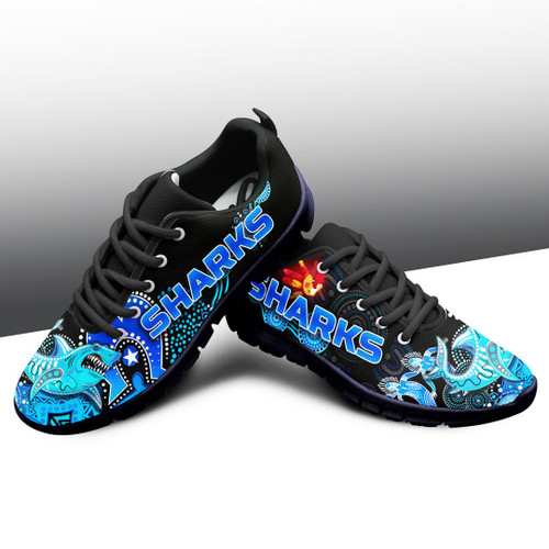 Love New Zealand Sneakers -  Cronulla Sutherland Sharks Naidoc Week Sneakers K31