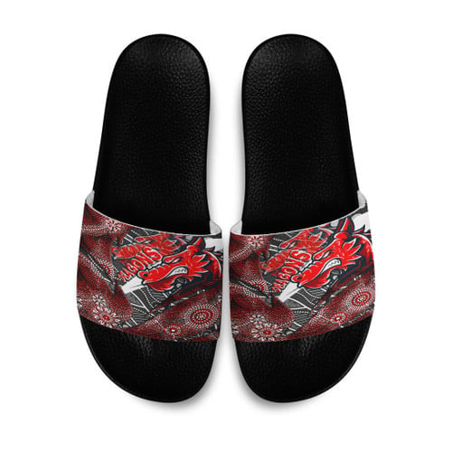 Love New Zealand Slide Sandals - St. George Illawarra Dragons Aboriginal Slide Sandals A35