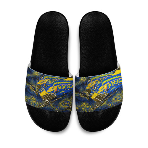 Love New Zealand Slide Sandals - Parramatta Eels Aboriginal Slide Sandals A35
