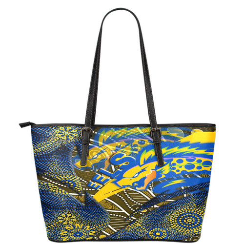 Love New Zealand Leather Tote - Parramatta Eels Aboriginal Leather Tote A35