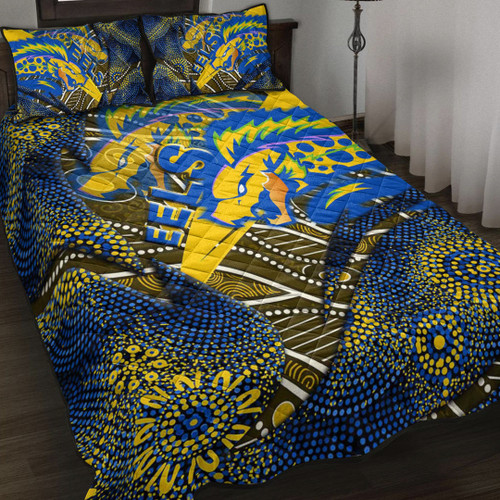 Love New Zealand Quilt Bed Set - Parramatta Eels Aboriginal Quilt Bed Set A35