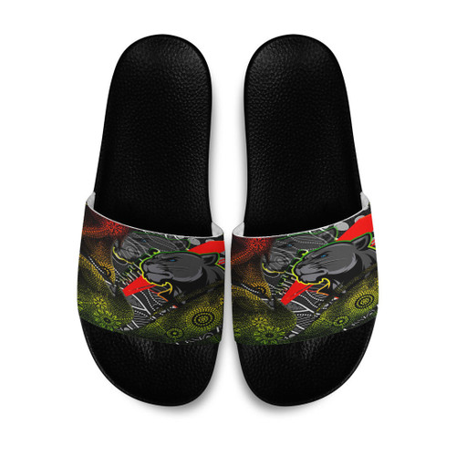 Love New Zealand Slide Sandals - Penrith Panthers Aboriginal Slide Sandals A35