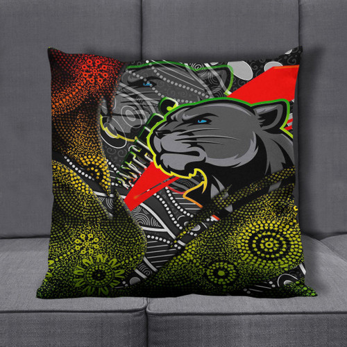 Love New Zealand Pillow Covers - Penrith Panthers Aboriginal Pillow Covers A35