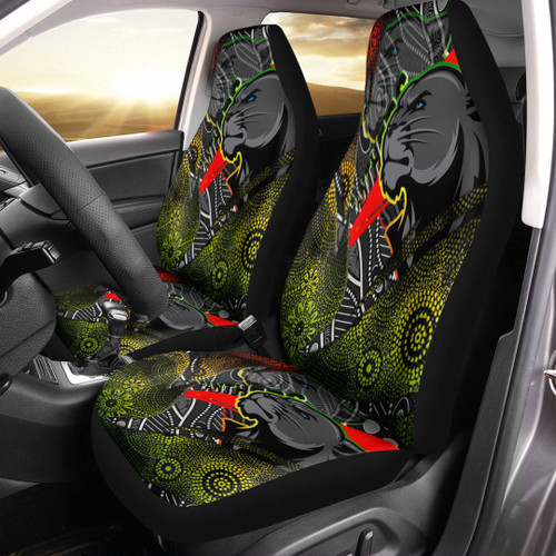 Love New Zealand Car Seat Covers - Penrith Panthers Aboriginal Car Seat Covers A35