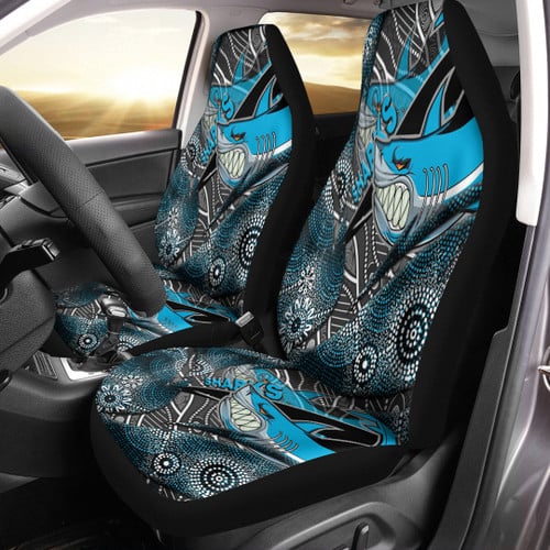 Love New Zealand Car Seat Covers - Cronulla-Sutherland Sharks Aboriginal Car Seat Covers A35