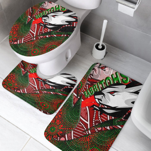 Love New Zealand Bathroom Set - South Sydney Rabbitohs Aboriginal Bathroom Set A35