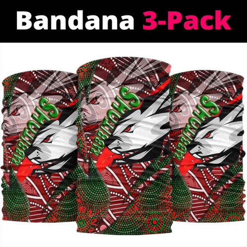 Love New Zealand Bandana - South Sydney Rabbitohs Aboriginal Bandana A35