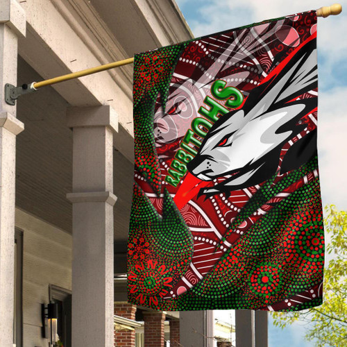 Love New Zealand Flag - South Sydney Rabbitohs Aboriginal Flag A35