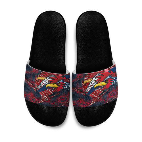 Love New Zealand Slide Sandals - Sydney Roosters Aboriginal Slide Sandals A35