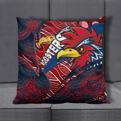 Love New Zealand Pillow Covers - Sydney Roosters Aboriginal Pillow Covers A35